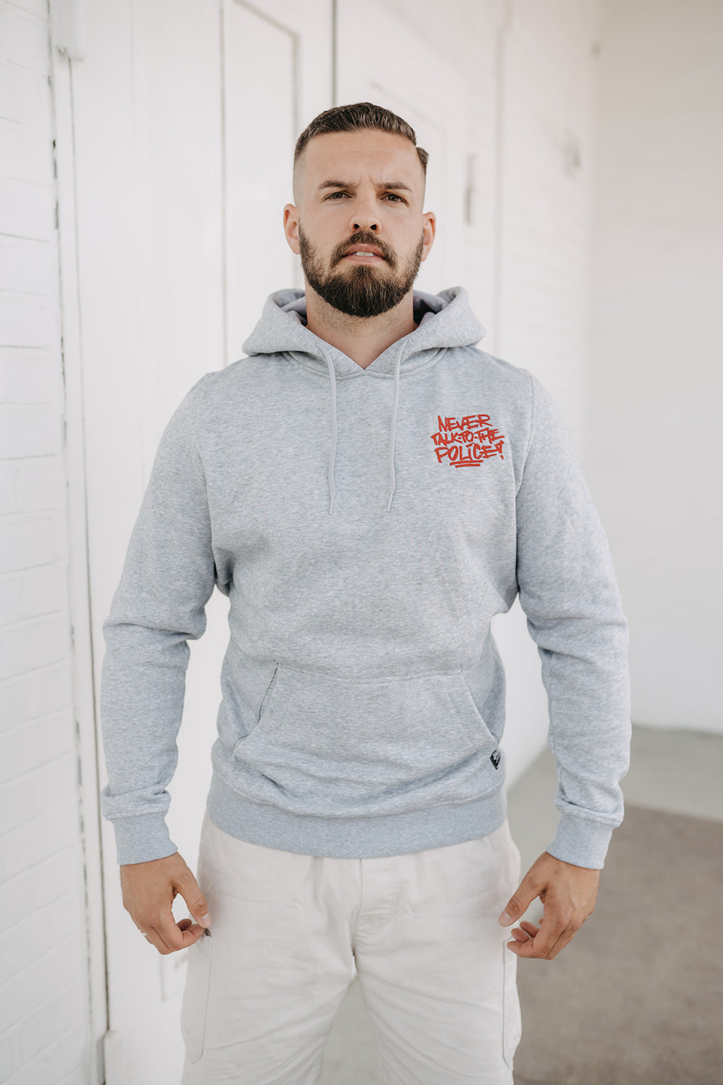 Never talk to the Police Stick Hoodie