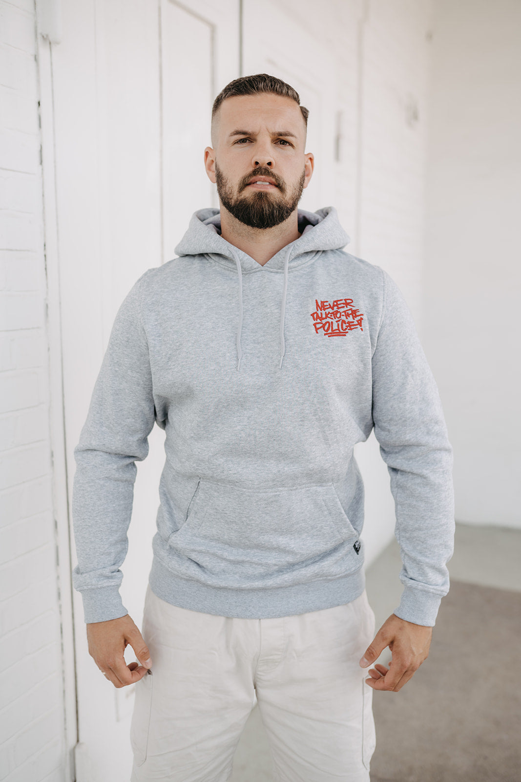 Never talk to the Police Stick Hoodie