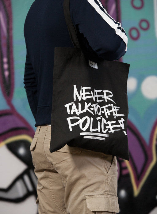 Never talk to the Police Jutebeutel